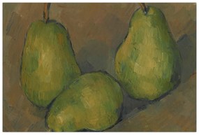 Kép - Paul Cézanne, Three Pears, reprodukciók (90x60 cm)