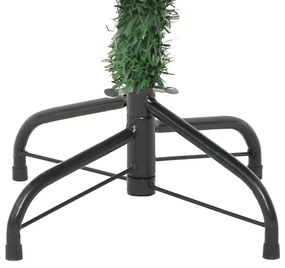 Mű karácsonyfa LED -es lámpákkal Zöld 180 x 40 cm PVC