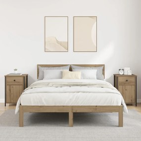 Éjjeli szekrények 2 db Kézműves tölgy 40x42x60 cm Szerelt fa