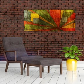 A geometriai absztrakció képe (120x50 cm)