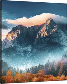 Vászonkép Hegyek Ég Erdő Természet 80x100 cm Ajándéknak is tökéletes