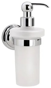 Ezüstszínű szappanadagoló 8x19 cm