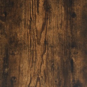 füstös tölgy színű dohányzóasztal üvegajtókkal 68x50x42 cm