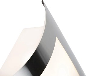 Kültéri fali lámpa acél IP44 szürkületi érzékelővel - Emmerald