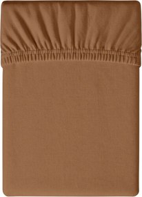 Mikroszálas lepedő MICROVELLE barna 90x200 cm