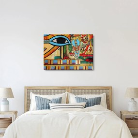 Egyiptomi motívumú kép (70x50 cm)