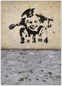 Poszterek 40x50 Banksy A szeplős lány
