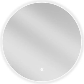 Mexen Erg megvilágított fürdőszobai tükör, kerek 60 cm, LED 6000K, páramentesítő - 9823-060-060-611-00