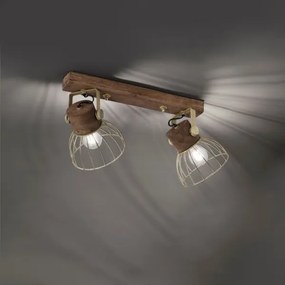 Leuchten Direkt 11487-60 - Spotlámpa ALAMI 2xE27/25W/230V