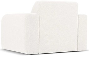 Fehér buklé fotel Molino – Micadoni Home