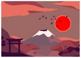Kép - Fuji hegység (70x50 cm)