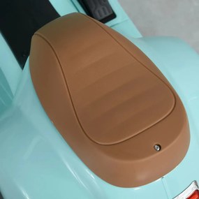HOMCOM Elektromos gyerekmotor vespa, LED fénnyel, hanggal, 18-36 hónapos korú, türkiz