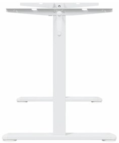 fehér acél álló asztalváz (94-135) x 60 x (70-114) cm