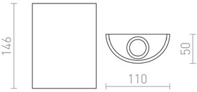 RED - Design Rendl - R12592 - LED Fali lámpa DAFFY LED/6W/230V fehér