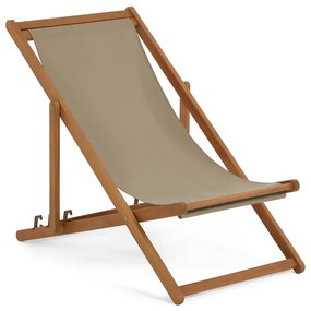 Adredna sötétzöld akácfa összecsukható strand szék - Kave Home