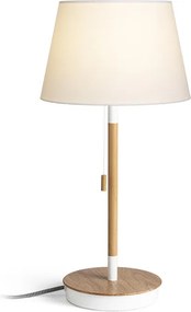 RENDL KEITH/ALVIS 24 stolní s USB bílá buk 230V LED E27 11W