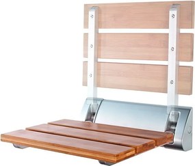 Aqualine Aqualine, Zuhany ülőke 32x23cm, összecsukható, bambusz, AE236