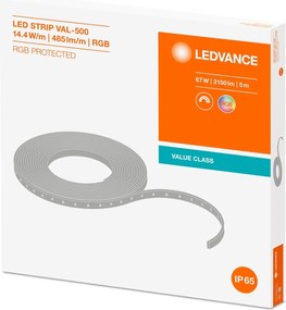 Led szalag 67W 300LED 24V Rgb Színes Vízálló IP65 5m Ledvance