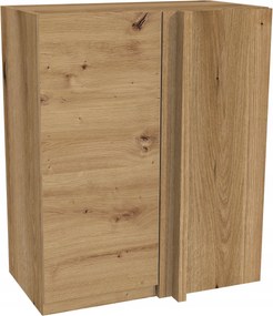 Sarok felső szekrény 65/72 Frezo tölgy Evoke front fogantyú nélküli tölgy Artisan