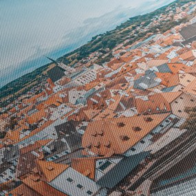 Kép - Cseh Krumlov (órával) (90x30 cm)