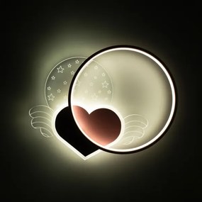Brilagi - LED gyerekszobai mennyezeti lámpa LOVE LED/48W/230V 3000/4500/6000K rózsaszín