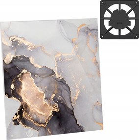 Szellőzőrács Grafit 15x15 Üveg Panel Dekoratív Márvány