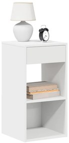 Éjjeliszekrények fiókos 2 db fehér 35x34x66,5 cm