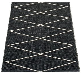 Fekete kültéri-beltéri szőnyeg 70x100 cm Max Black – Pappelina