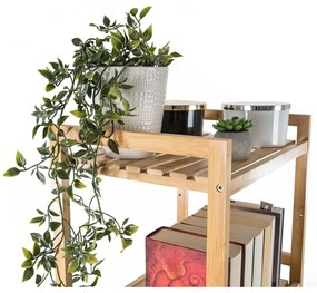 G21 Bambusz polc, 5 polc, 5 emelet