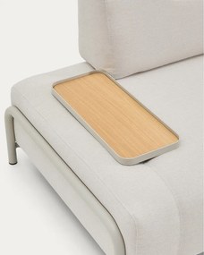 Bézs zsenília moduláris kanapé 200 cm Compo – Kave Home