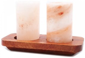 Himalájai Só Stampedlik Fa Tálcával - 2-es szett