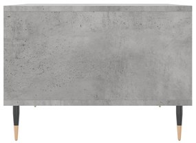 vidaXL betonszürke szerelt fa dohányzóasztal 60 x 50 x 36,5 cm