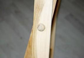 DIVERO Összecsukható kerti szék tíkfából  2 db 89x46x62 cm