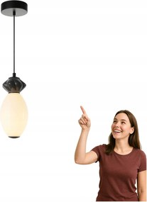 Led függőlámpa 7W Balos PND-94921-1B-BK Italux