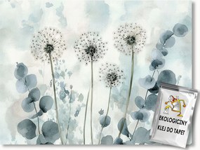 Fotótapéta Flizelina Kert Pitypang Eukaliptusz Boho Scandi 350x250 ragasztó