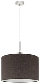Eglo - LED Csillár zsinóron TUNJA 1xE27/60W/230V barna