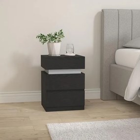 SMARTIE LED-világítású éjjeliszekrény, fekete