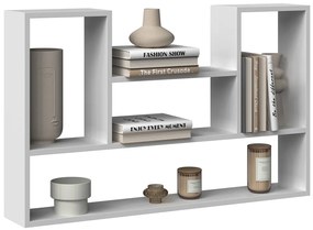 Drohmo Bilbao 4P függőpolc, 100x60x16 cm, matt fehér