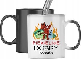 Mágikus Bögre Bankároknak Színváltós Nyomtatott Fényképpel