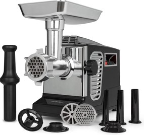 Klarstein Kraftprotz, elektromos húsdaráló, 700 W, réz motor, rozsdamentes acél, fekete