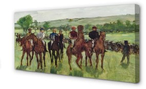 Canvas képek Art lovaglás 125x50 cm