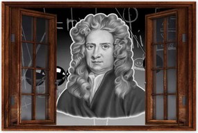 Poszterek 90x60 Isaac Newton