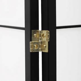 Fekete Tömörfa Paraván. EF-E804 BK