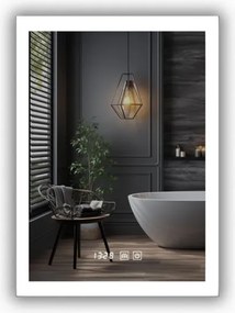 IREDA Fürdőszobatükör LED világítással 60 x 80 cm