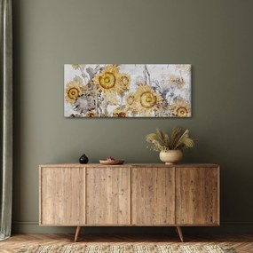 Kép - Napraforgó a falban (120x50 cm)