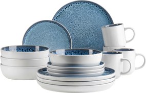 Mäser 16 darabos MALEA étkészlet – kék