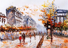 Kép - Városi élet (70x50 cm)
