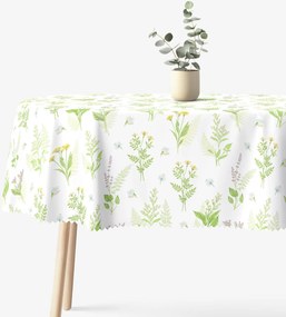 Goldea ovális teflonos terítő - erdei virágok 120 x 200 cm