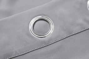 Függöny OXFORD LIGHT 140x250 cm, világosszürke Felfüggesztés: Hullámos sínszalag