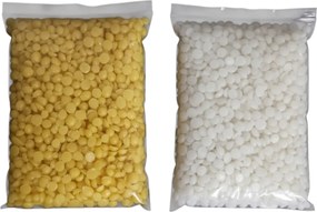 Méhviasz 2x50g Fehér Sárga Tiszta Természetes Granulátum Diy Gyertyák